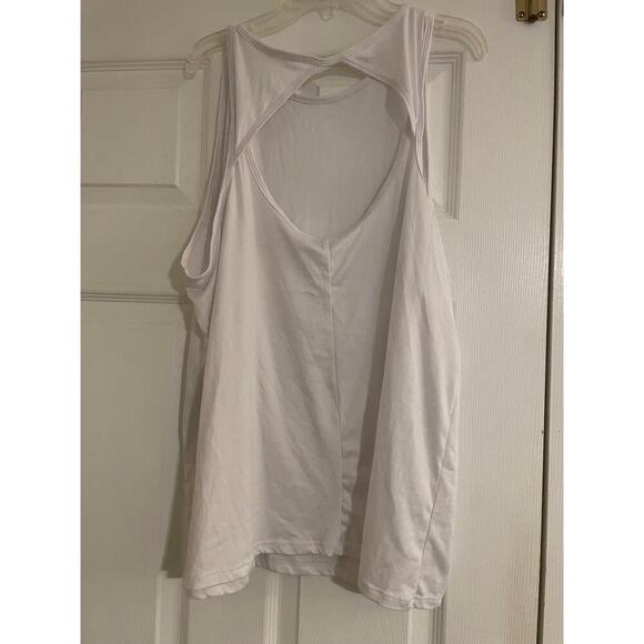Kyodan white open back tank top XL - Picture 3 of 5